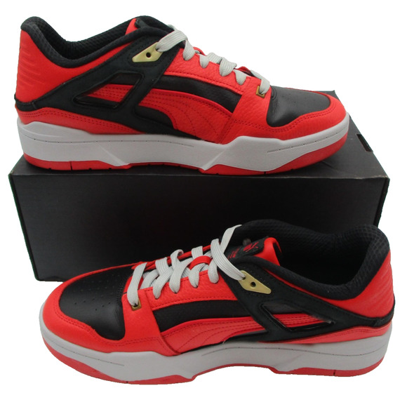 Puma Slipstream INVDR Shoes Men Sz 10.5 Red Black Leather Low Top 389968-01 1S9 main image 12